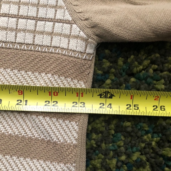 Arnold Palmer Vintage Patterned V Neck Sweater (L) - Picture 6 of 6